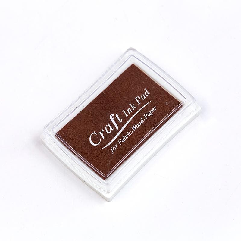 1 Piece Vintage Multi-color Craft Ink Pad for Planners DIY Scrapbooking Stamps Diary brown