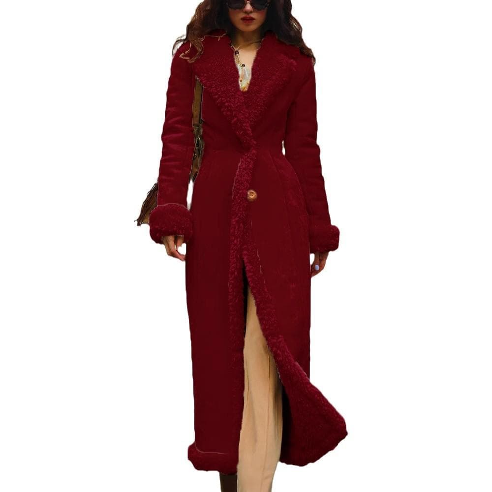Thickened Women's Coat Extended Warm Coat Large Size XL
