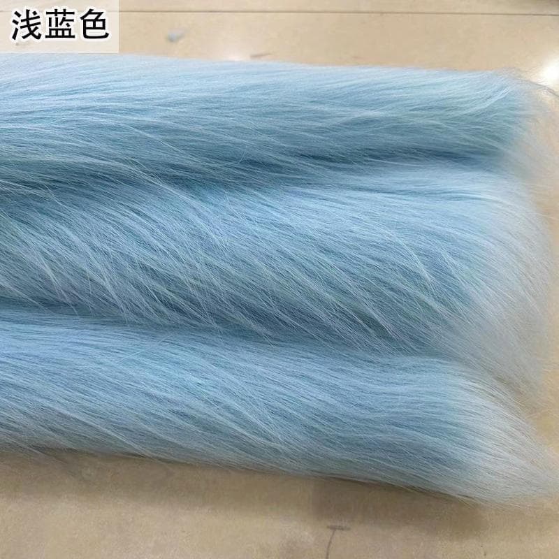 100x180cm Long Faux Fur Fabric Carpet Clothes Doll Plush Stuffed Toy for Needlework DIY Handmade Sewing Accessories 50x180cm