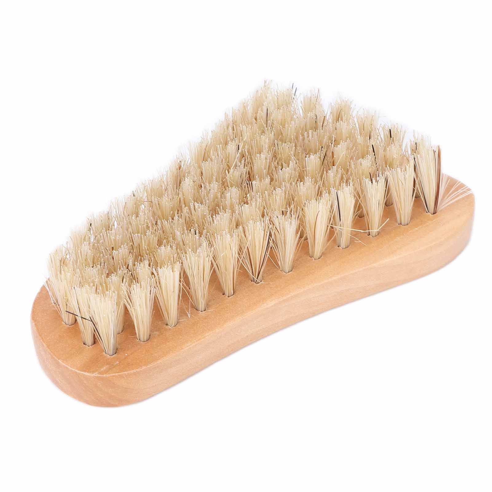 Nail Brush Travel Portable Wooden Foot Hands Fingernail Toenail Cleaning Scrub Brush for Men Women