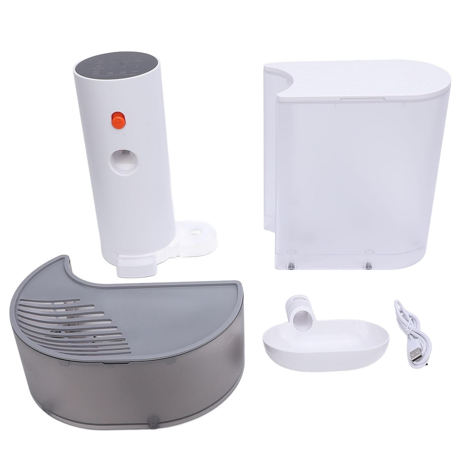 3L Cat Water Fountain Ultra Silent Removable 2000mAh Rechargeable Battery Easy to Clean Cordless