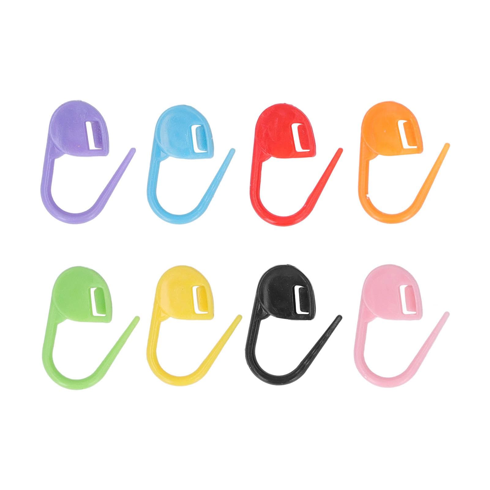 1000Pcs Stitch Needle Clip Mix Color Plastic Locking Stitch Needle Clip Counter for DIY Artwork