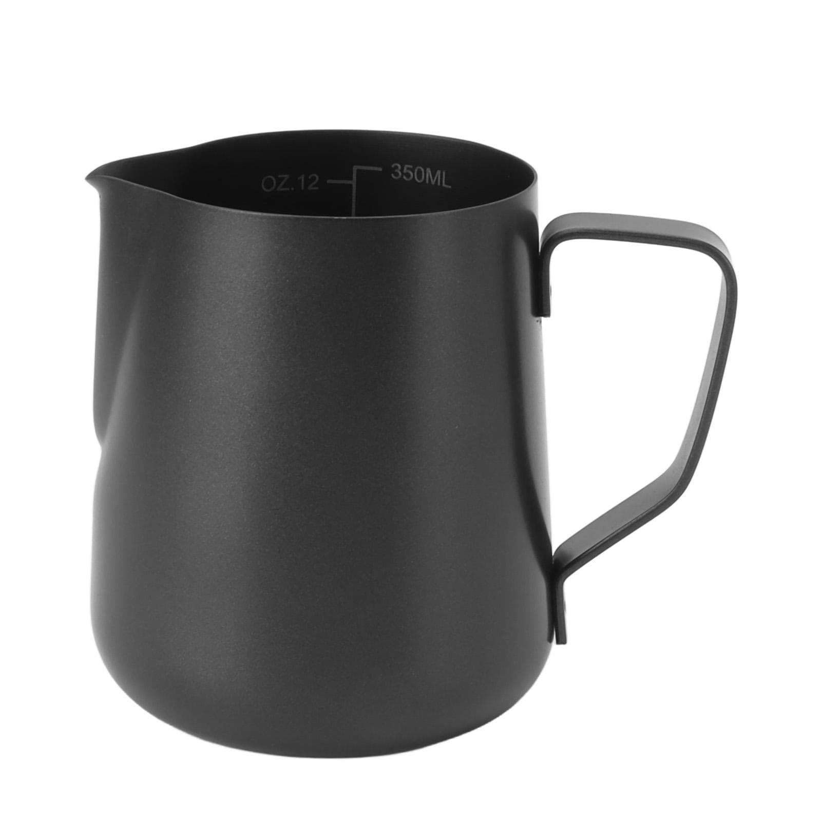 Milk Frothing Pitcher 304 Stainless Steel Coffee Steaming Milk Jug Creamer Cup with Scale for Cafe L(for 6.5-9kg)