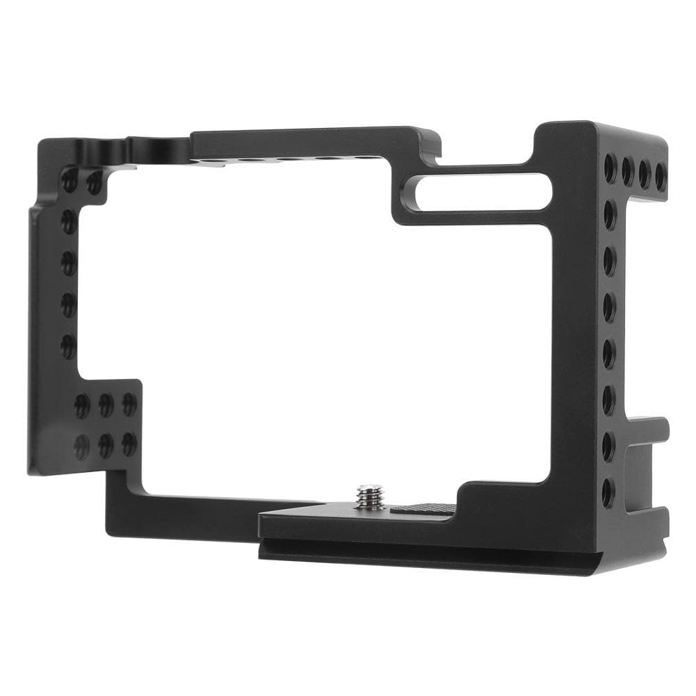 Metal Camera Cage Protection Cover with Cold Shoe Mount Fit for Canon M6 Mark 2 Cameras