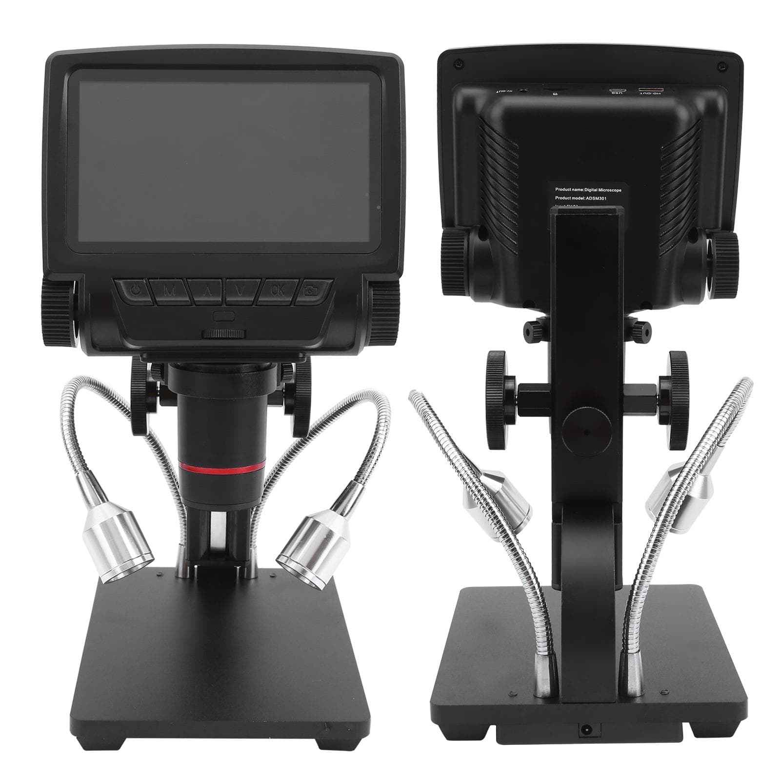 Digital Microscope USB with Screen for Phone Repair Welding Tools ADSM301