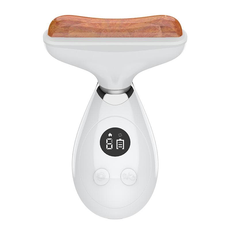 Bianshi Scraping Machine Facial Lifting Massage Firming Neck Facial Hot Compress Pushing Scraping Introducing Instrument white