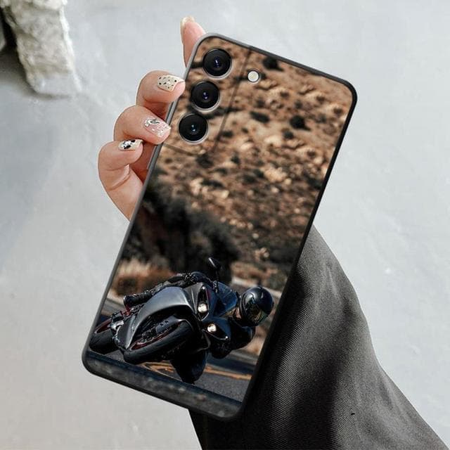 Moto Cross Motorcycle Sports Car Phone Shell For Samsung Galaxy S23 S22 S21 S20 Fe Ultra S10 S9 S8 Plus Note 20ultra 10plus Case Samsung Note 10 Plus