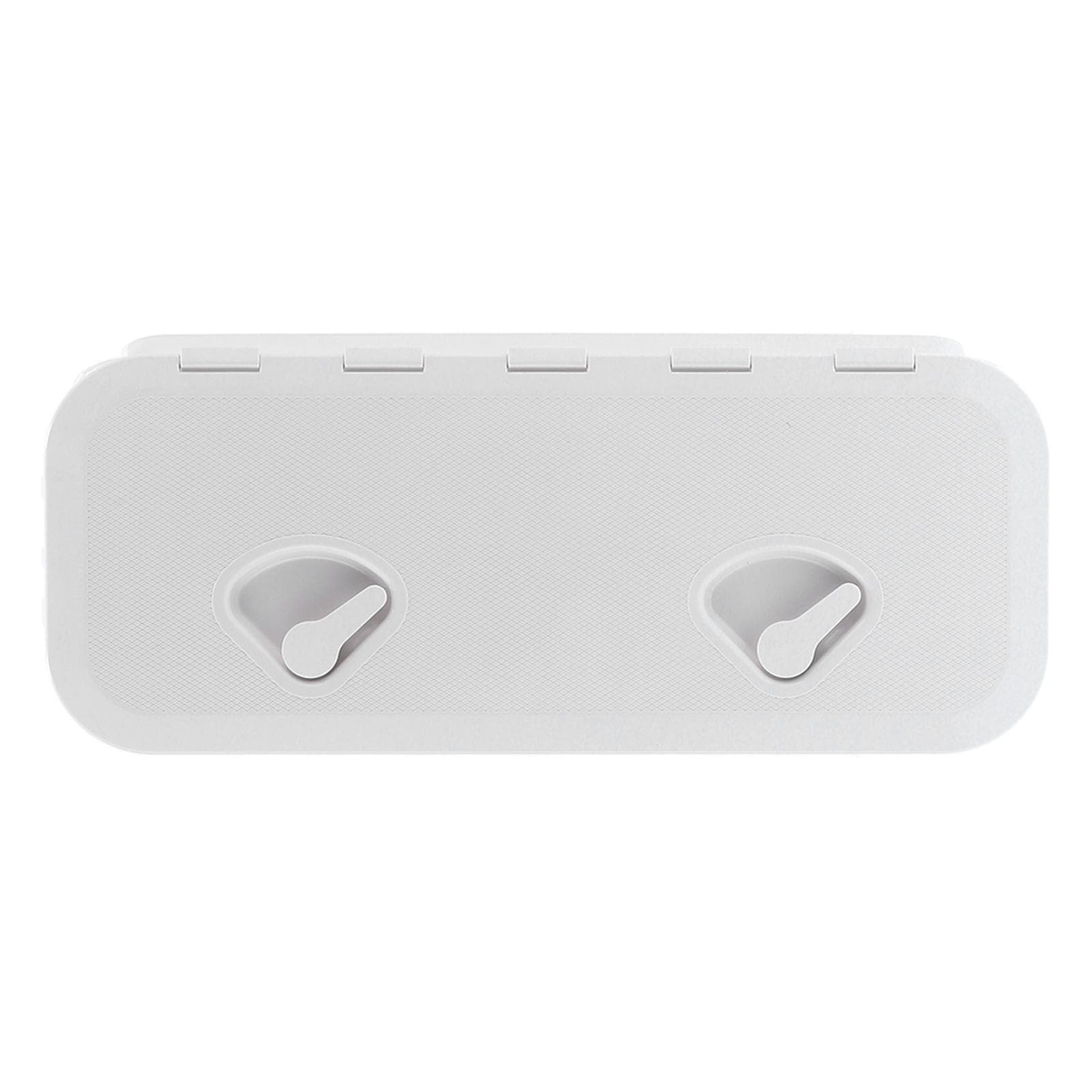 Deck Access Hatch Inspection Cover 180 degrees Hinged Lid Anti UV with Lock for Marine Boat 24 x white