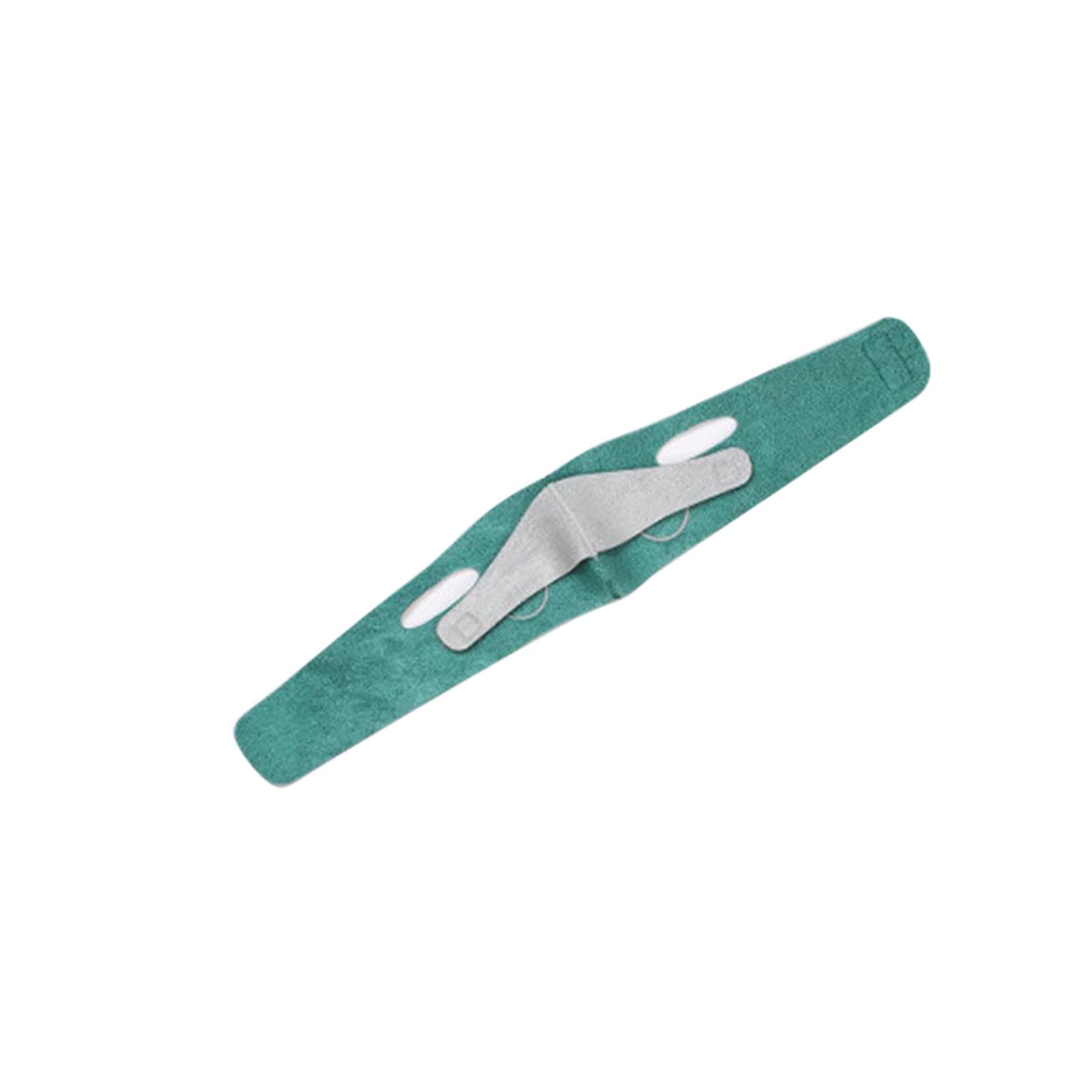 Face Slimming Belt Face Lifter & Slimmer Strap Reusable Double Chin Reducer V Line Shaper for Face green