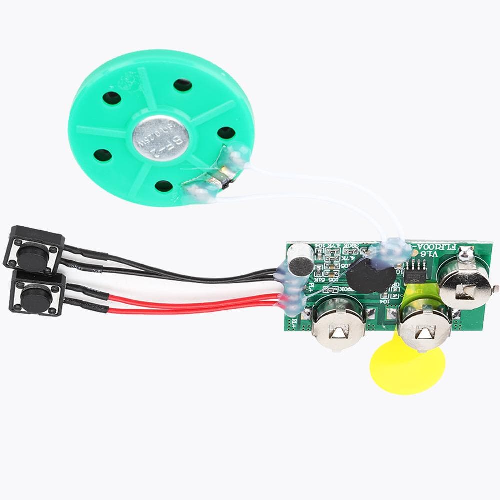 60s DIY Greeting Card Module Voice Sound Record Chip for Christmas Gifts (Single Play)