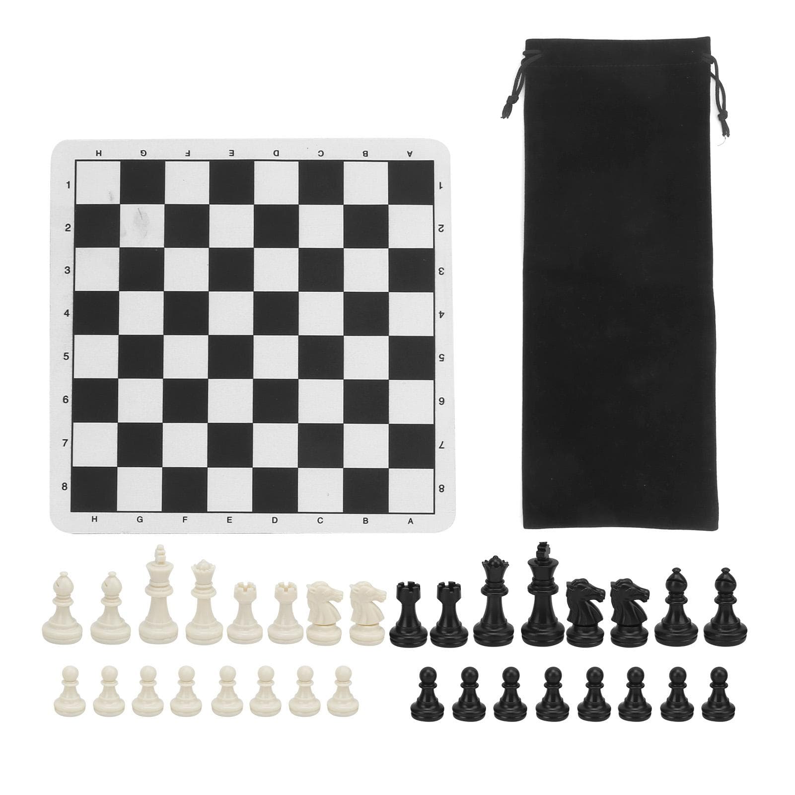 International Standard Chess Game Set Competition Large Plastic Chess Set with Chessboard
