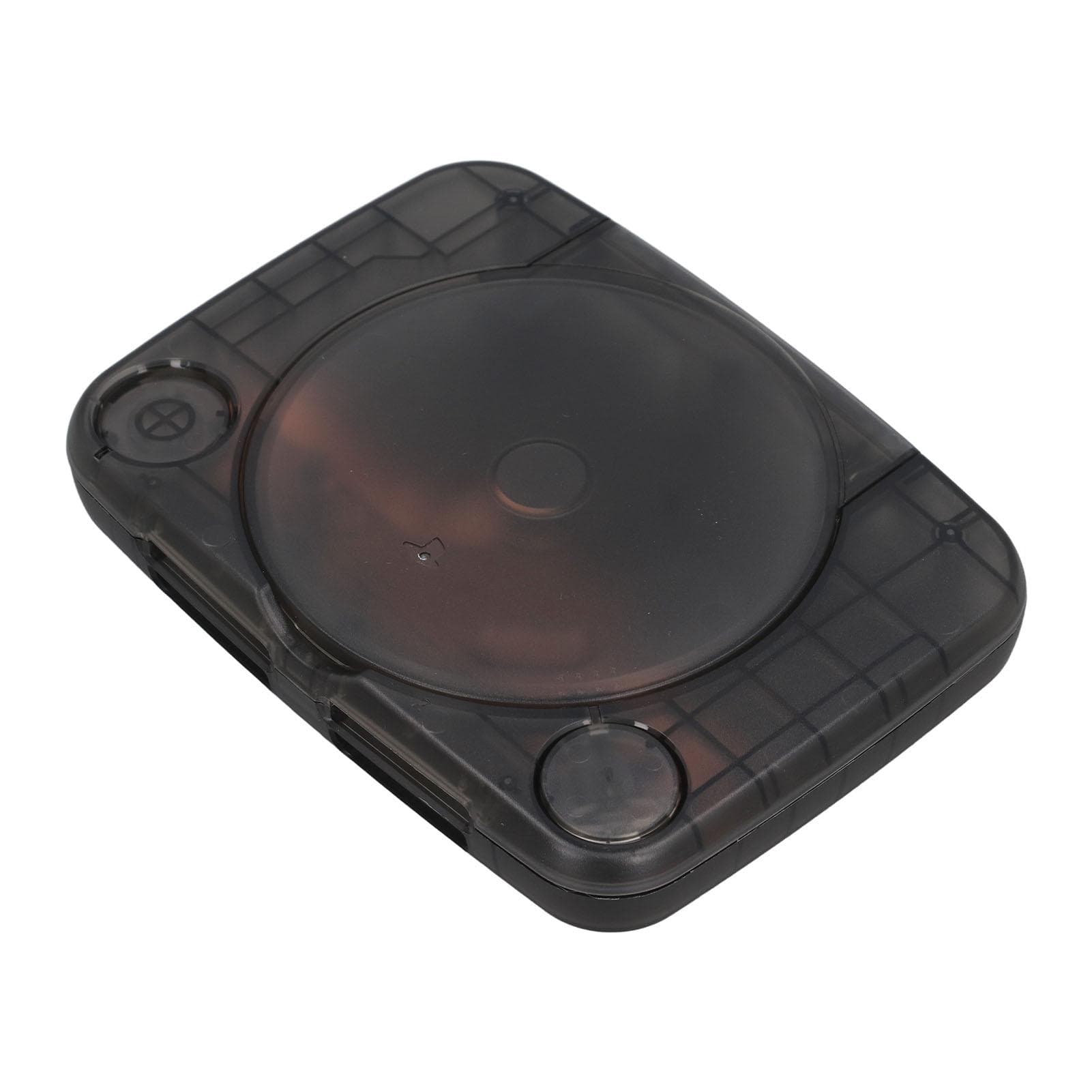 Console Replacement Shell Translucent Retro Console Case for PS1 for SCPH 001 SCPH 101 SCPH 102 black