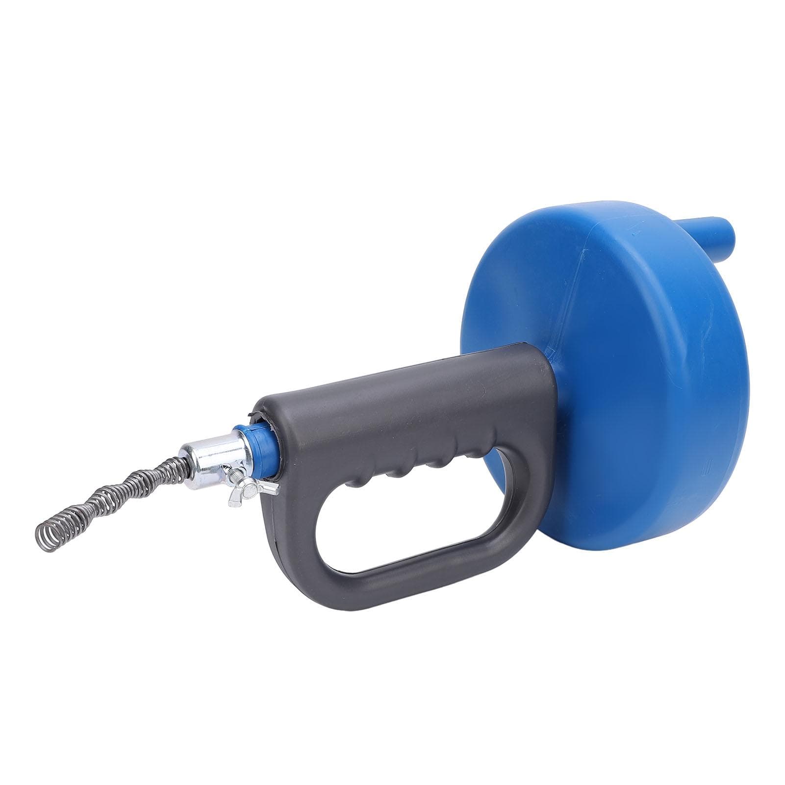 Drain Snake Auger Carbon Steel Heavy Duty Plumbing Snake Hair Clog Remover Drain Cleaner Tool for 3 M/9.8 FT