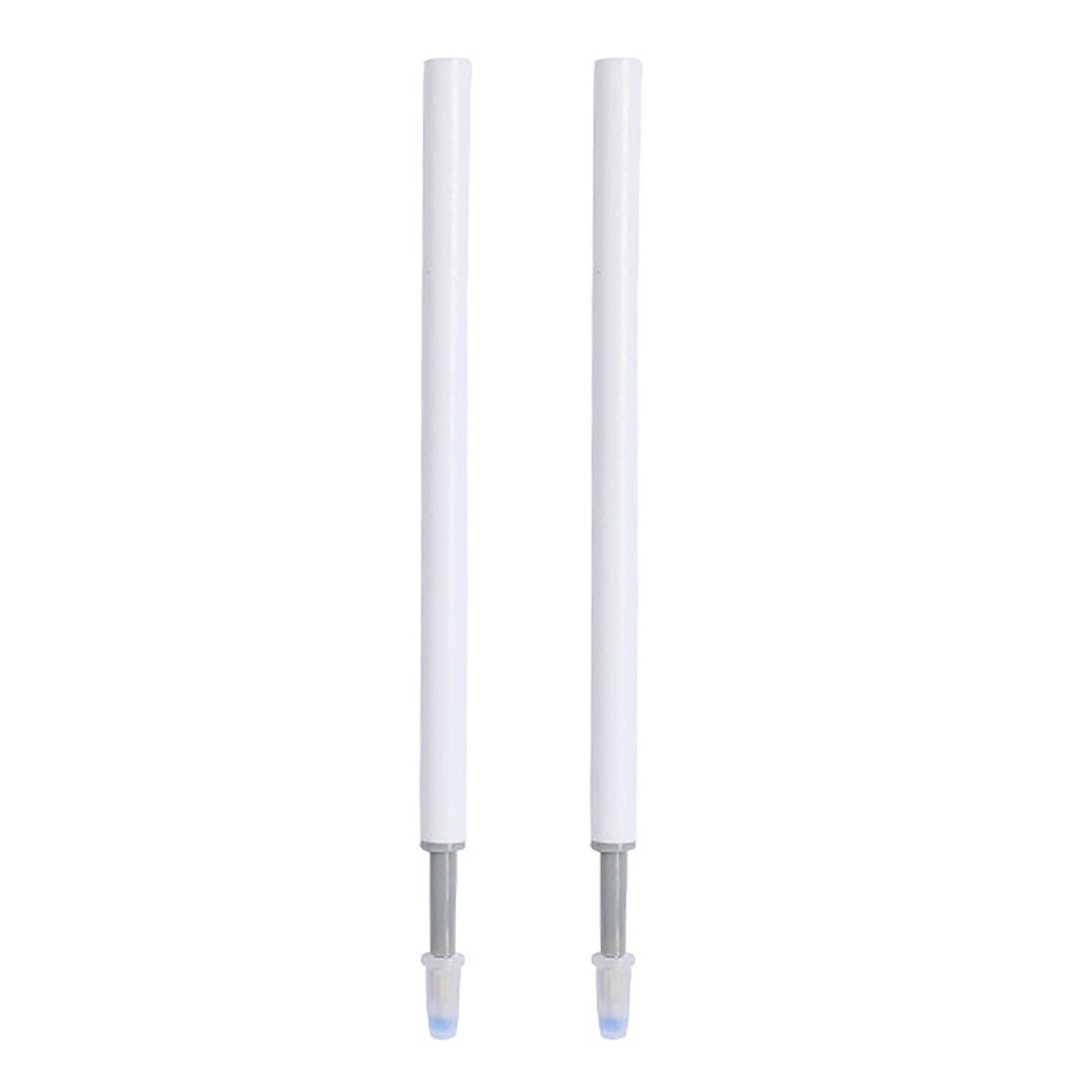 Gel Ink Refills for Retractable Click Pens Smooth Writing Quick Drying White Shaft High Volume for
