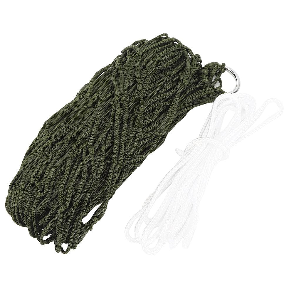 Outdoor Hammock Mesh Hammock Camping Single Person Simple Nylon Net Hammock with Rope