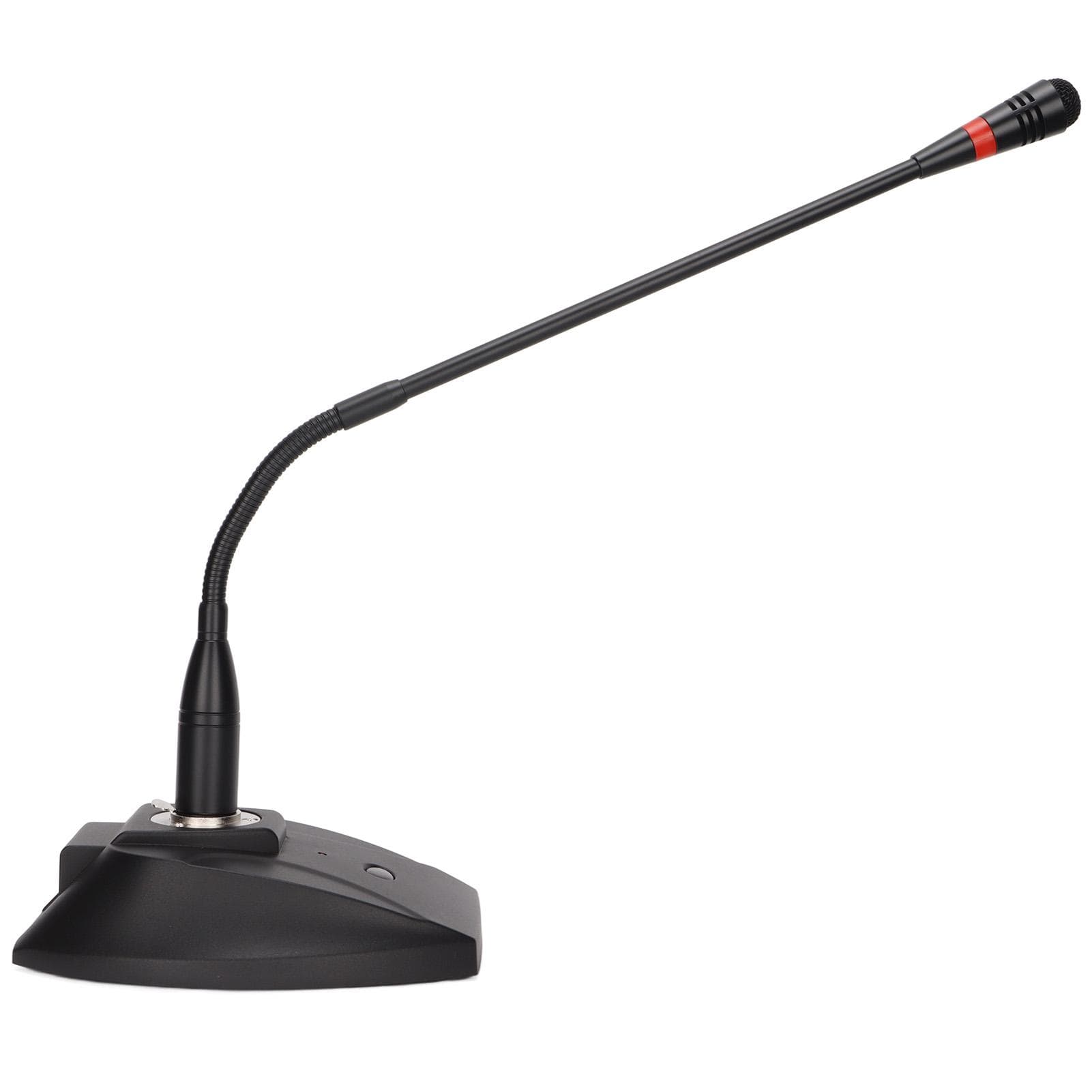 Gooseneck Wired Microphone Desktop Microphone with XLR Head to 6.35mm Cable for Conference Speech EU Plug