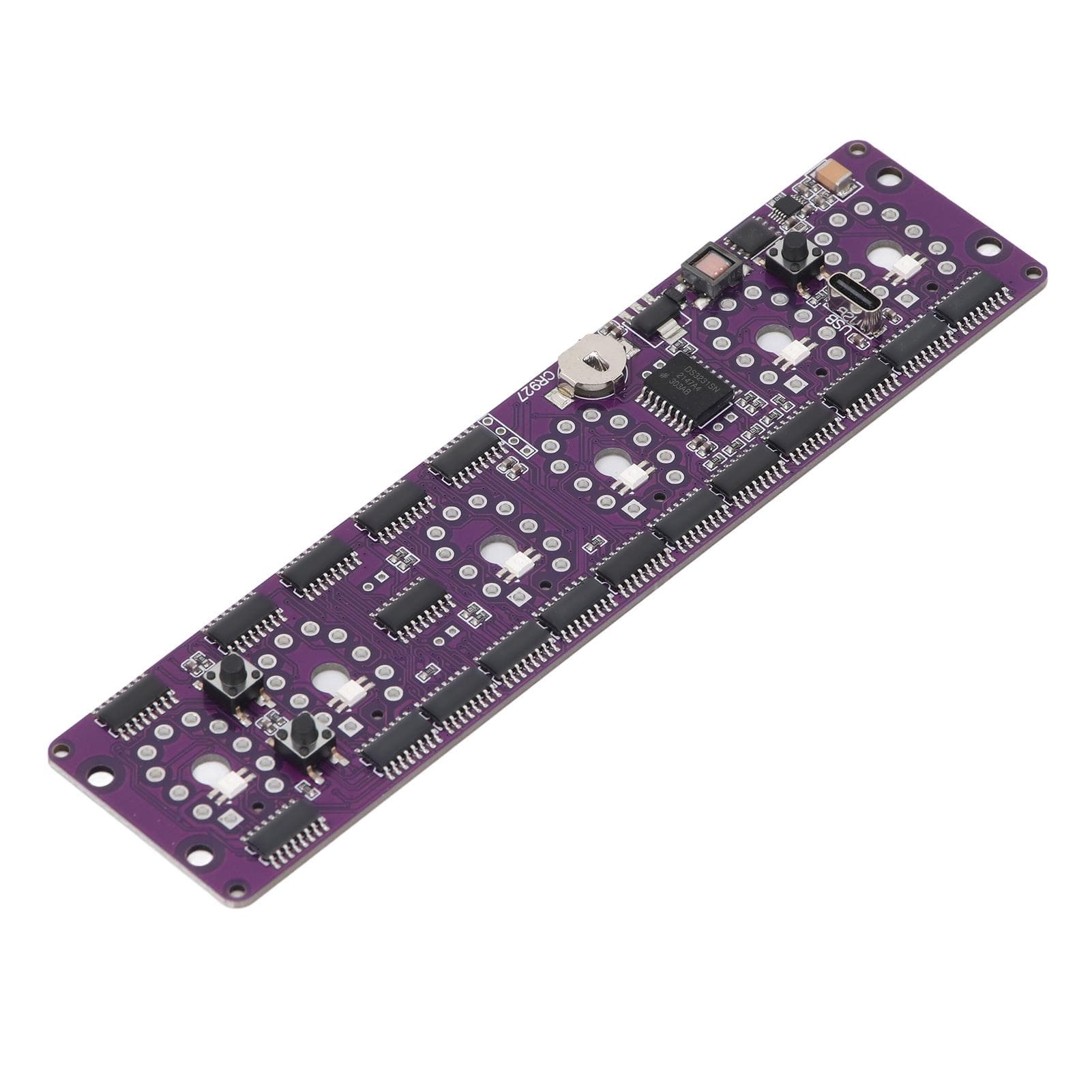IN12 IN14 Nixie Glow Clock Module 6 Bit Digital Tube Circuit Board 1224 Hour Switching