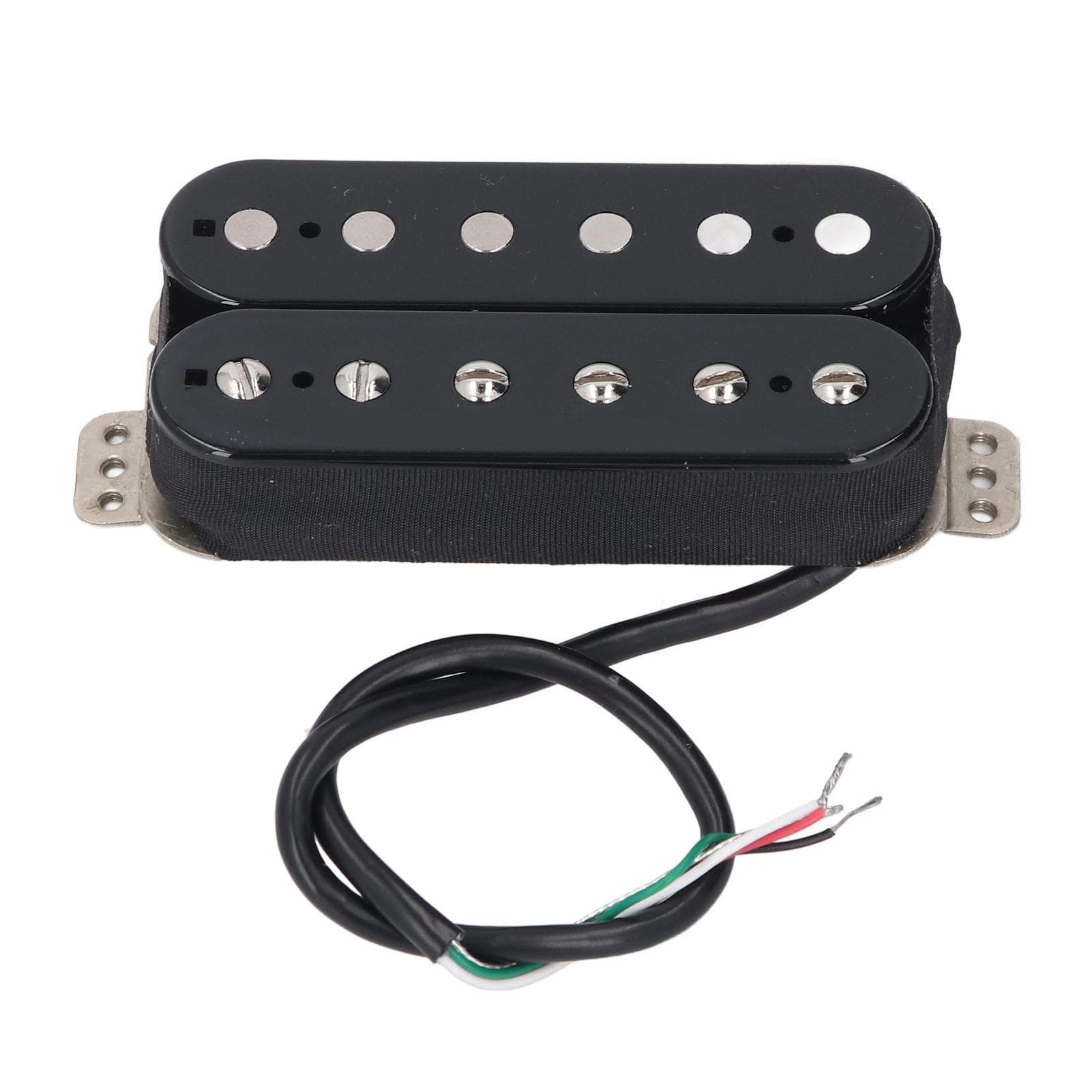 Humbucker Pickup 6 String Double Coil Replacement for Electric Guitar 52mm Black