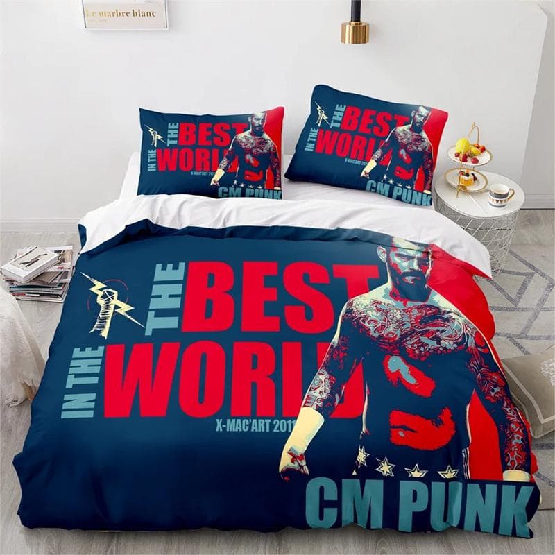 WWE EAW Bedding Set Single Twin Full Queen King Size Wrestling Game Bed Set Aldult Kid Bedroom Duvetcover Sets 3D Print 140x210cm 2pcs