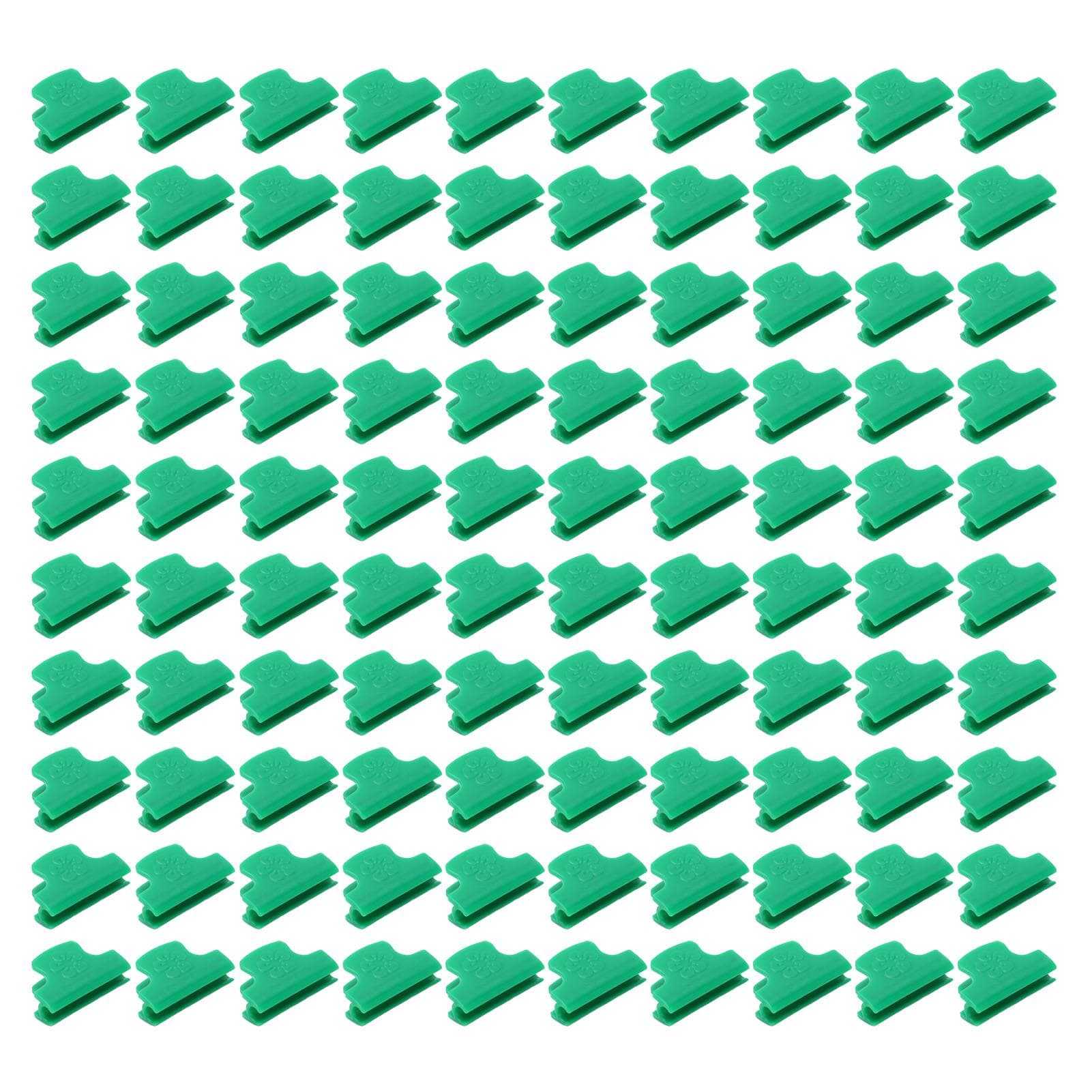 100Pcs 6mm Plastic Greenhouse Film Clamps Pipe Clamps Greenhouse Covering Accessories for Fixing
