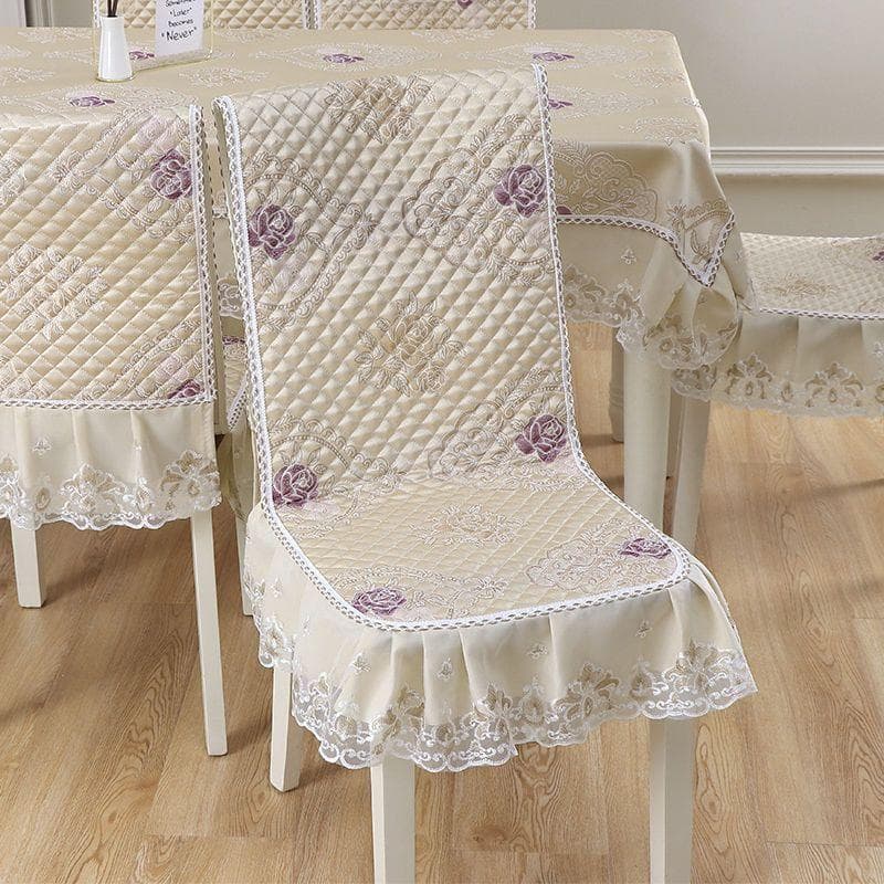 Thick Non Slip Chair Cover Modern Minimalist Household Dustproof Chair Cover Cotton Lace Printed Chair Cover 1pcs chair cover 1pcs