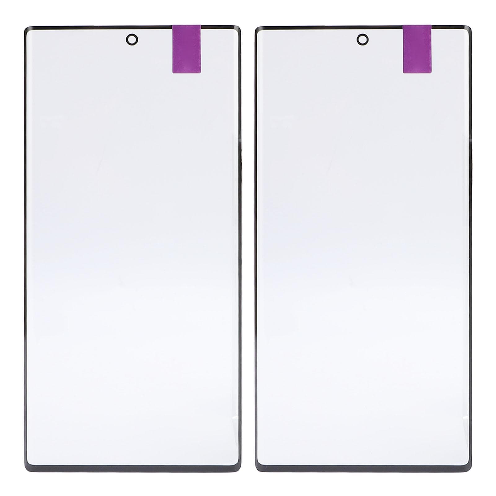 2 Pcs Screen Glass Replacement for Galaxy Note 10 Plus Front Outer Lens Glass Screen with OCA