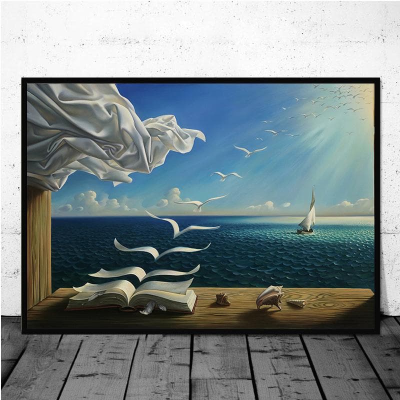 Famous Surrealism By Salvador Dali Canvas Paintings Abstract Posters and Prints Wall Art Pictures for Living Room Decoration No Frame 40*60cm