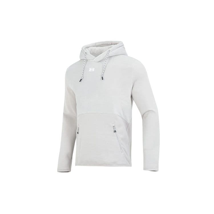 Under Armour Journey Fleece Hoodie Men Tops Grey White 1373874-592 XL