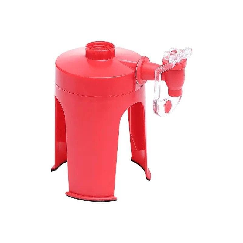 Inverted Water Dispenser Cola Drink Bottle Hand Pressure Switch Pump Water Dispenser Home Drinking Kitchen Tools red