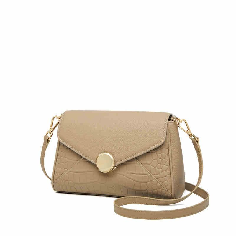 Spring Leather Handbags for Women Are Versatile and Stylish. They Are Top-grain Leather Single-shoulder Crossbody Handbags for Women 24.5*6*15cm