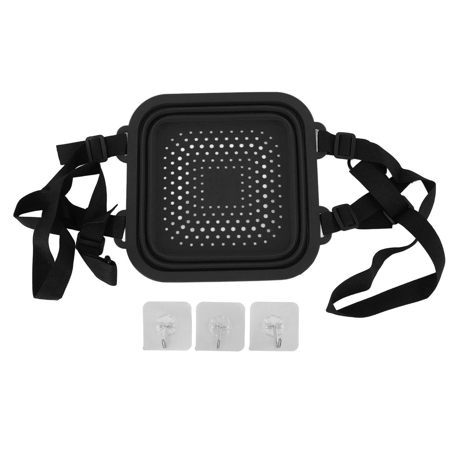 Ice Bath Tub Bucket Silicone Foldable Portable Efficient Cooling Enhanced Health Ice Bath Bucket black