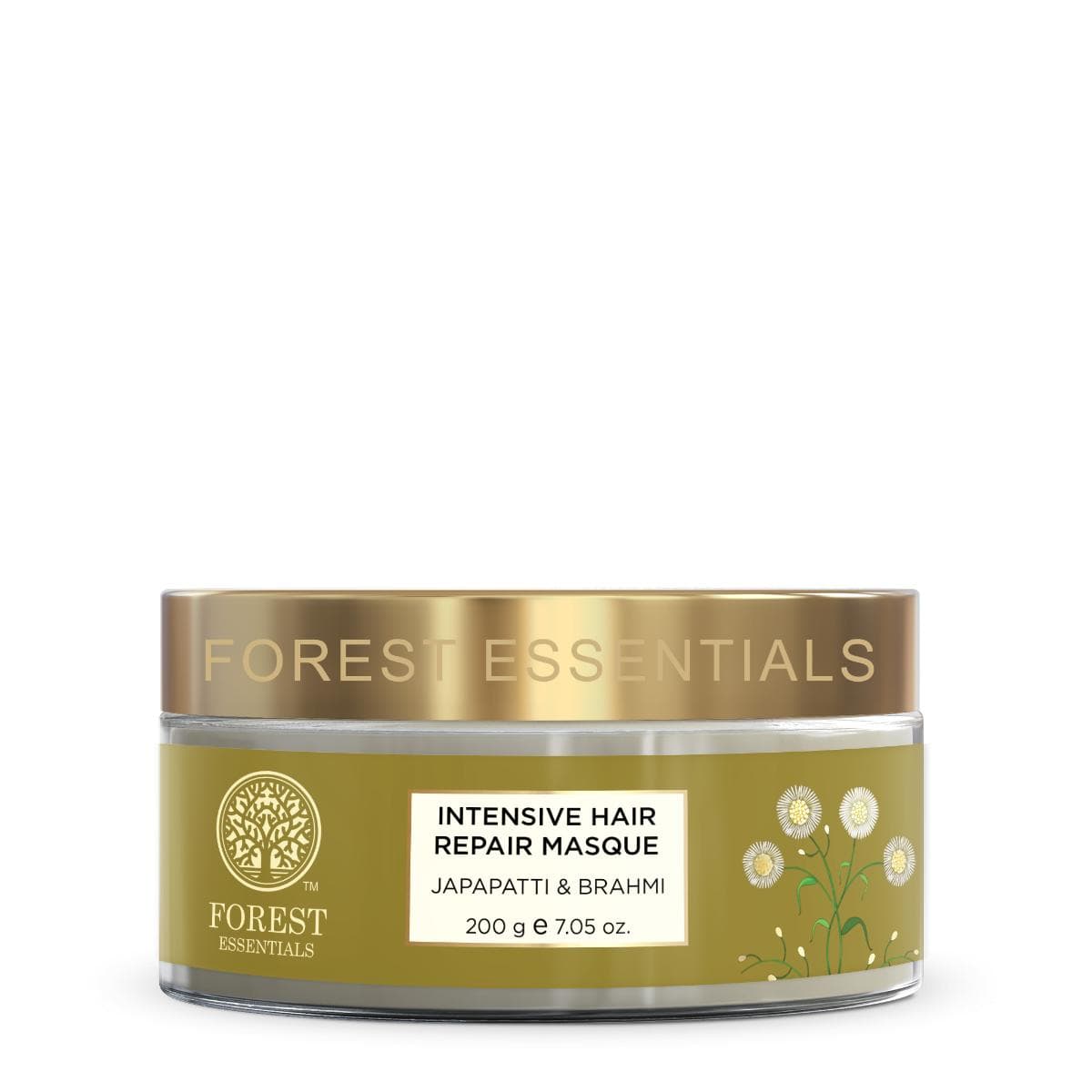 Forest Essentials Intensive Hair Repair Masque, Japapatti and Brahmi, 200g
