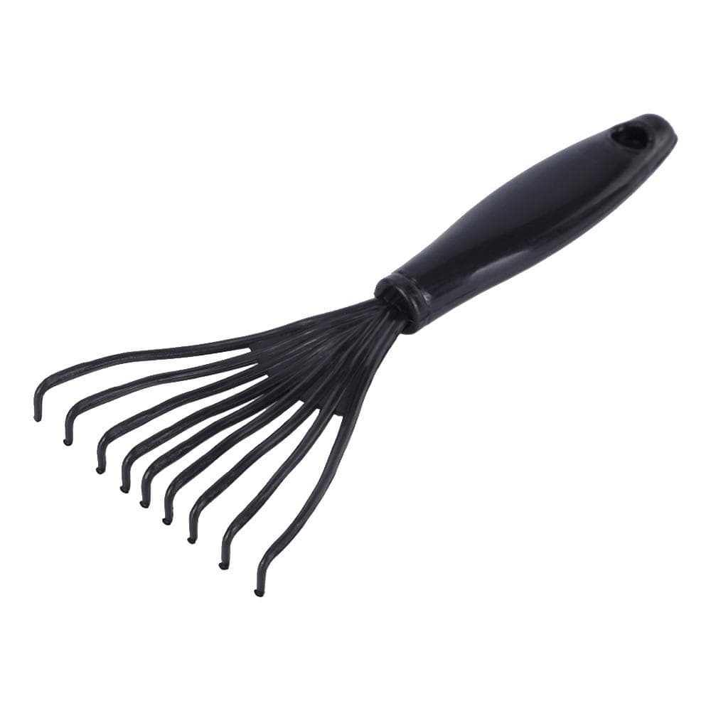 Hair Brush Cleaner Rake Comb Cleaning Brush for Removing Hair Dust Home and Salon Use black
