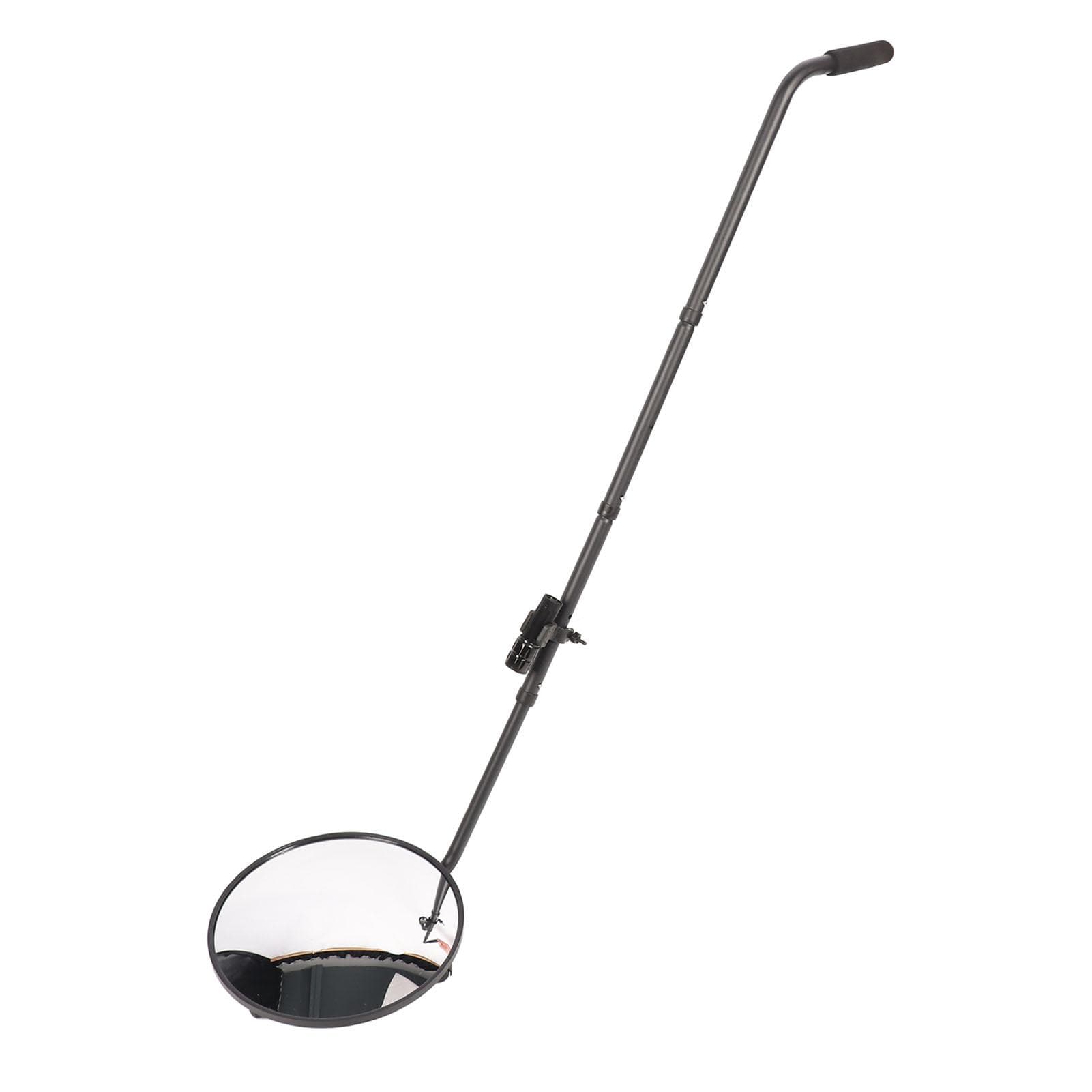 Under Vehicle Inspection Mirror with LED Light Scalable Adjustable Security Check Convex Search V3
