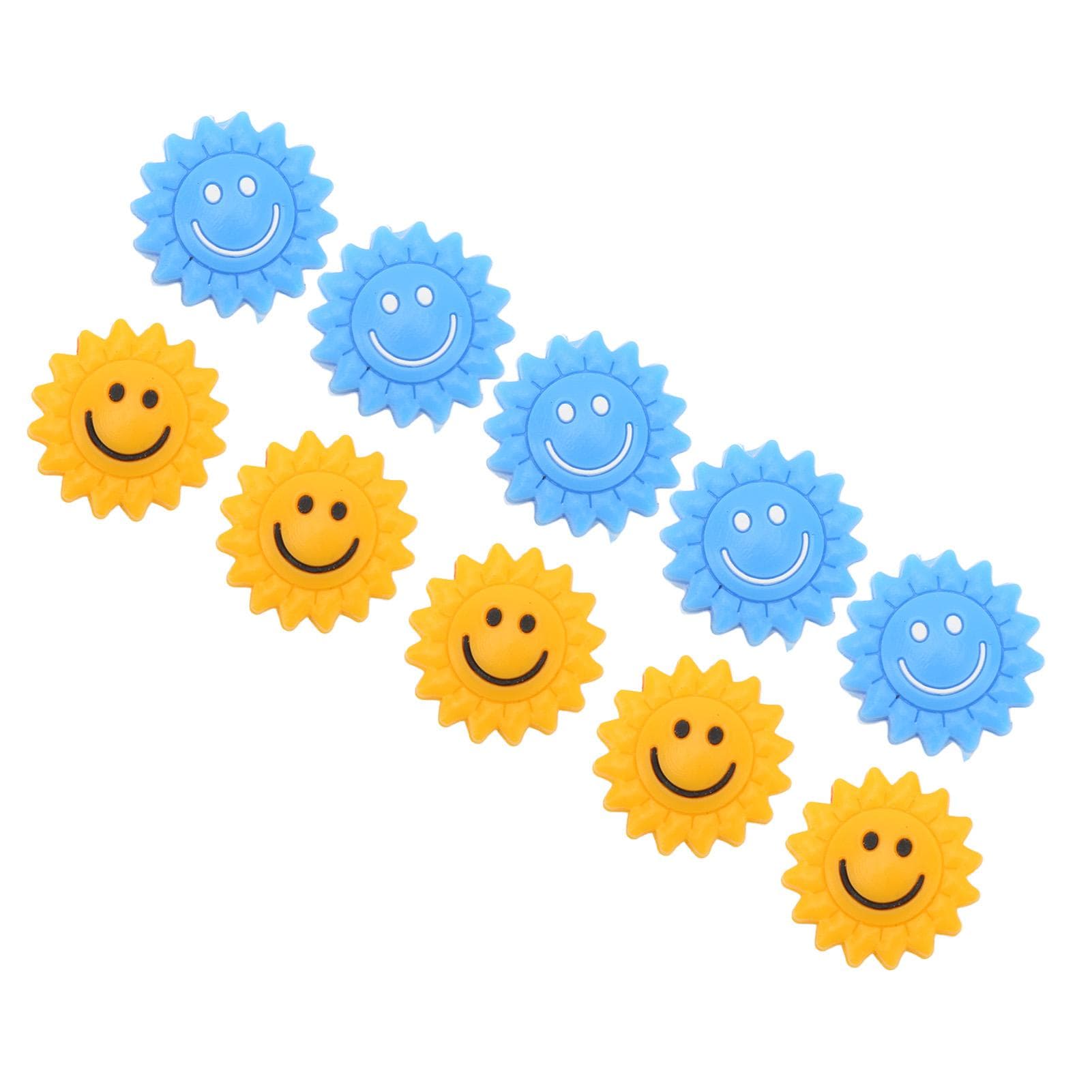 10Pcs Silicone Tennis Racket Vibration Dampeners Sunflower Tennis Racket Shock Absorber
