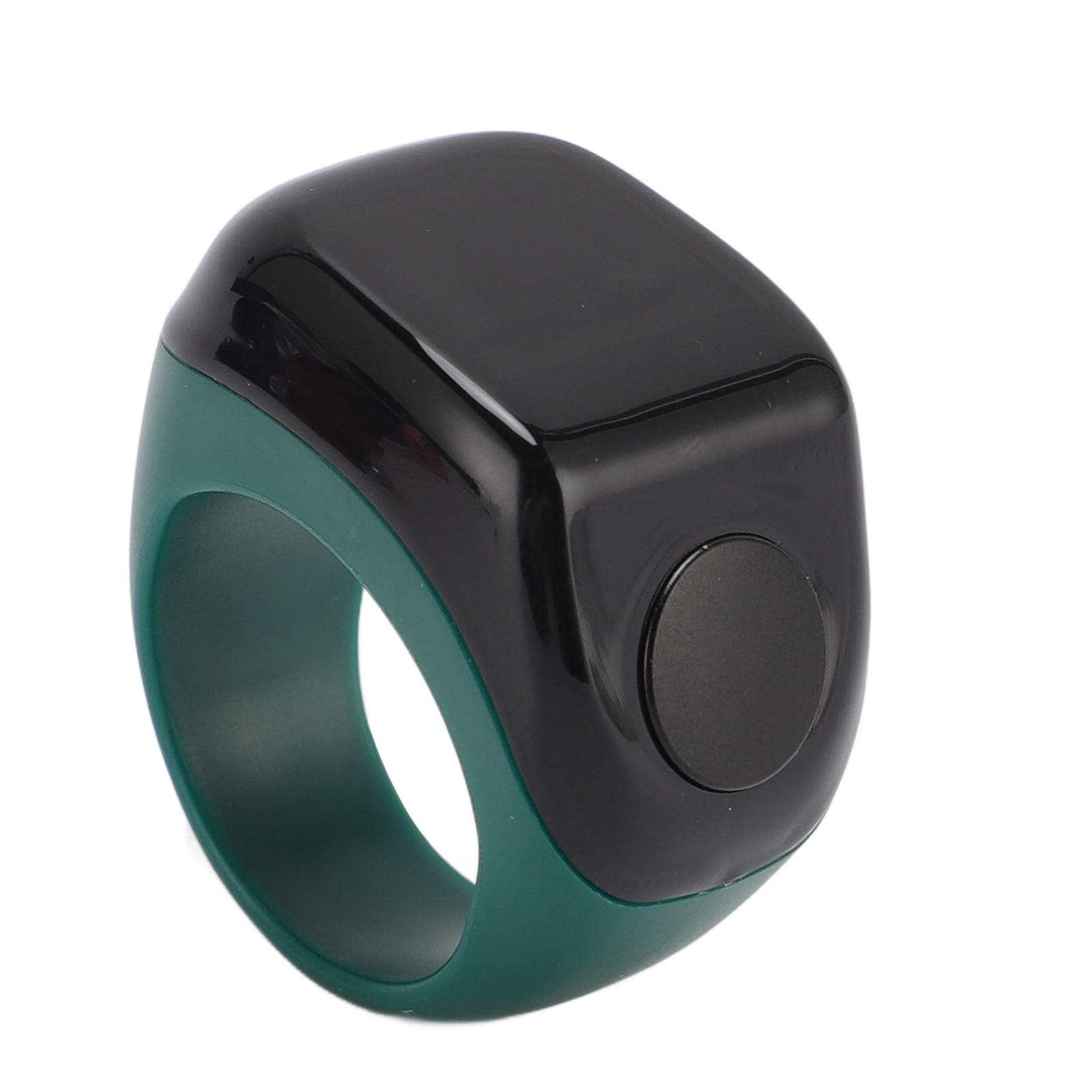 Smart Finger Counter Digital Step Number Prayer Reminder with Touch Control 0.42in Screen for green