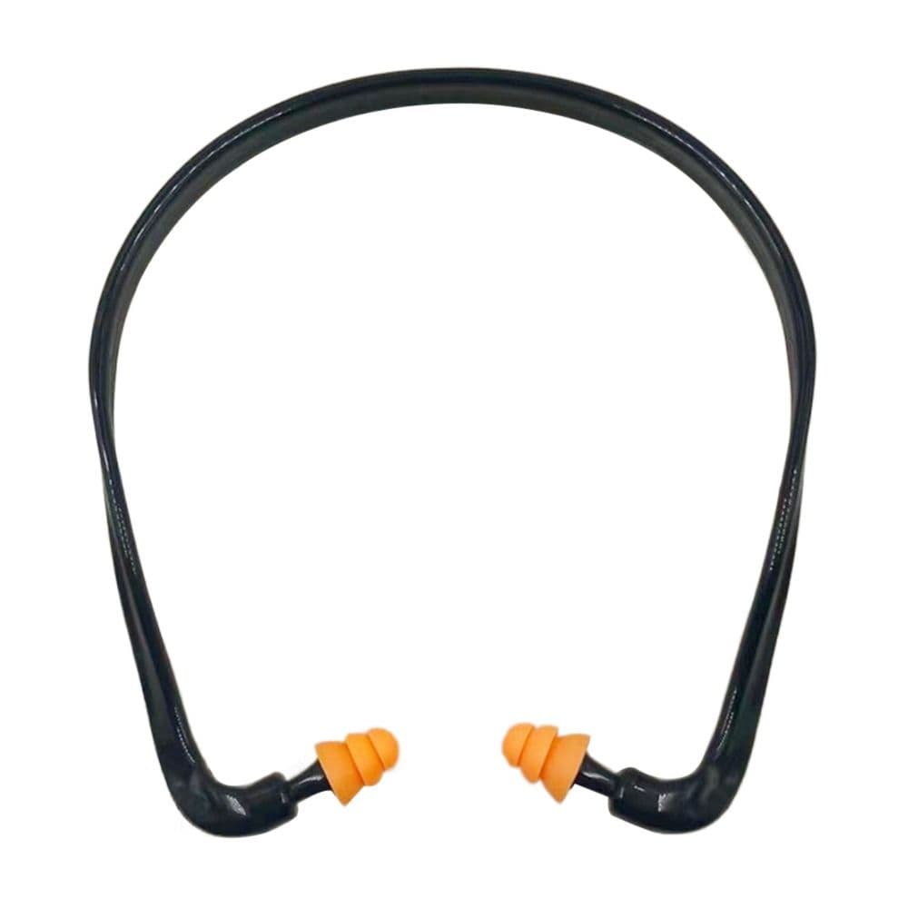 Soft Silicone Head-mounted Earplugs Protector Blue Black Orange Anti-Noise Earmuff Swimming Sleeping Noise Reduction Ear Plugs orange