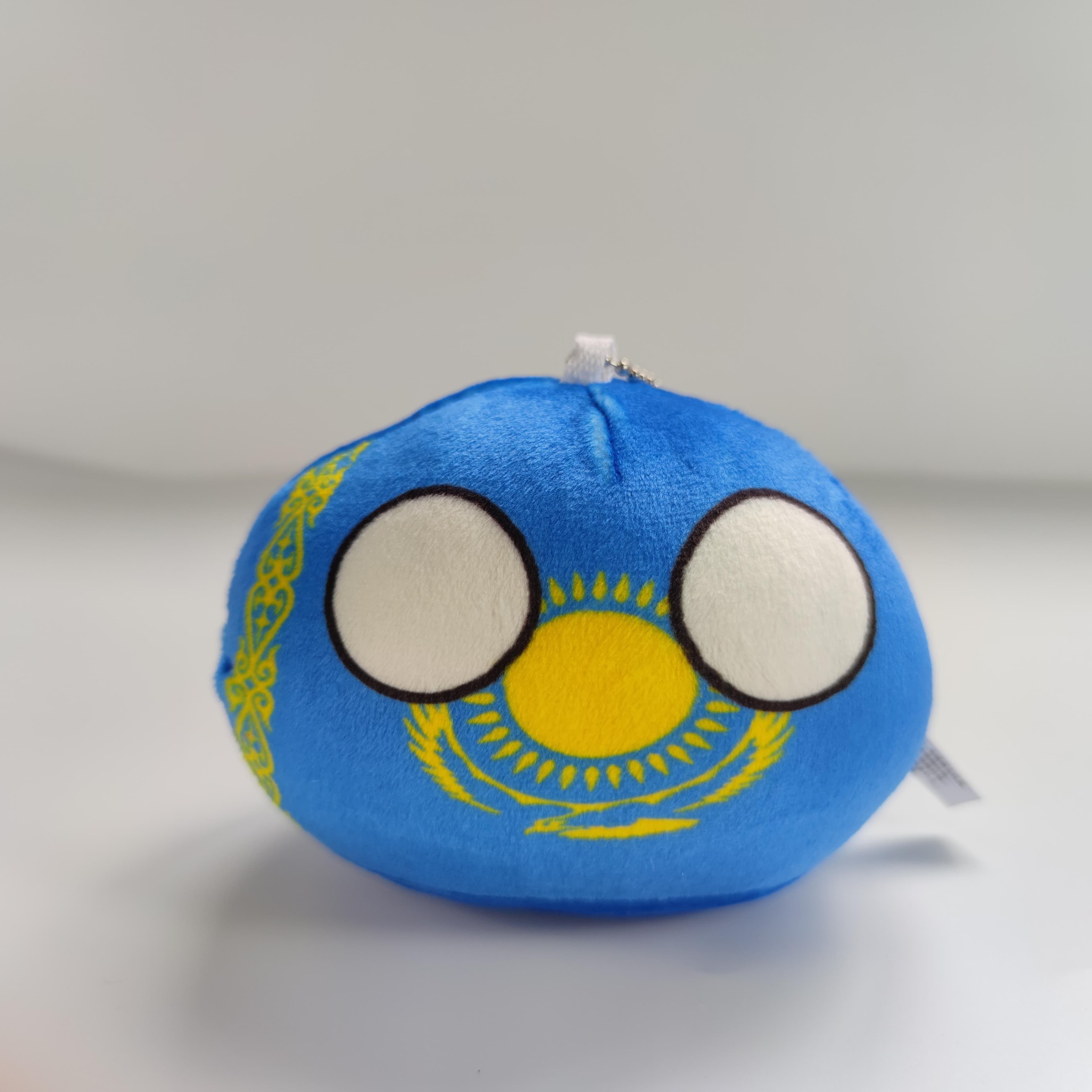 10cm Polandball Mini Plush Toy Kazakhstan Israel Palestine Iraq Egypt Countryball Anime Peripheral Gifts Kazakhstan