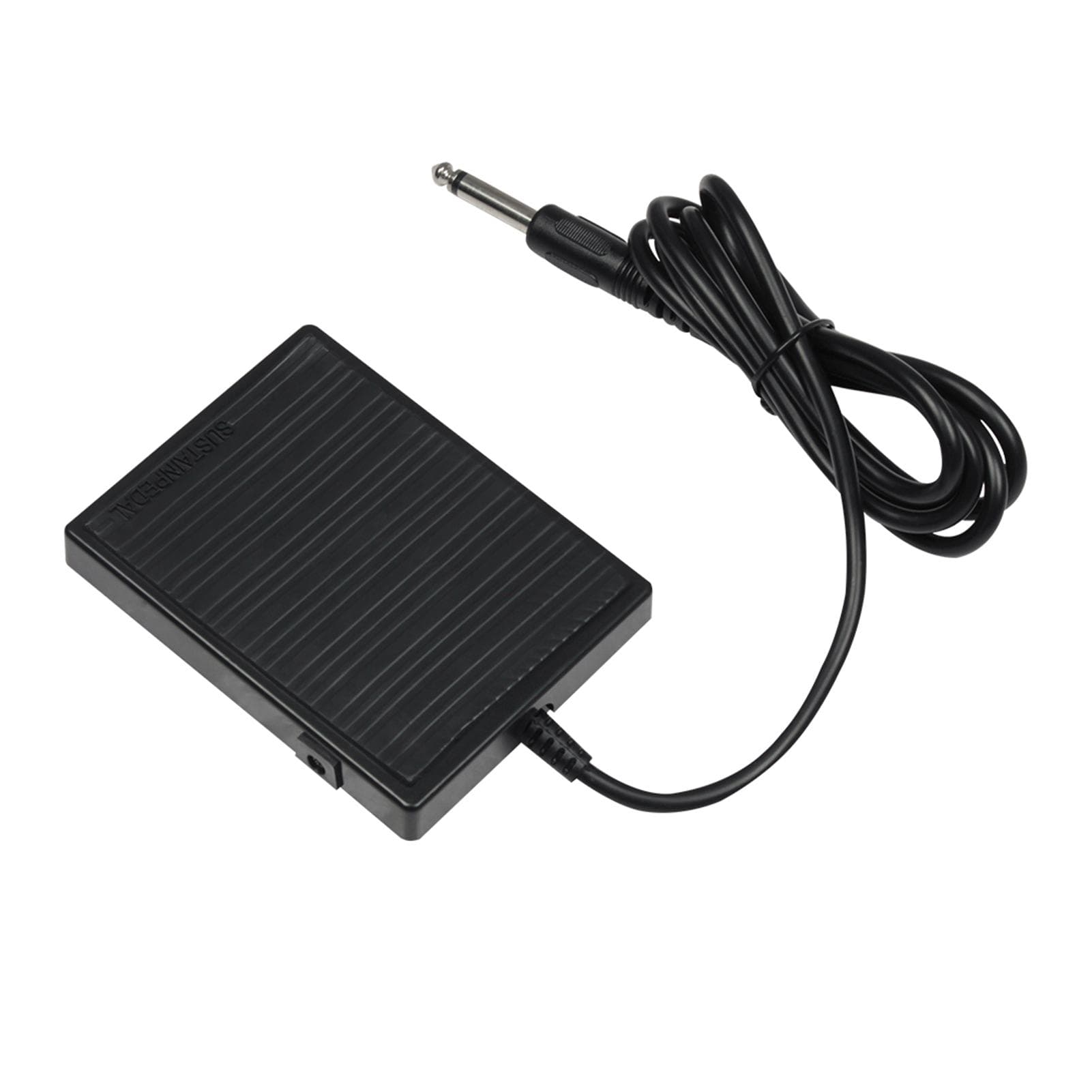 Universal Sustain Pedal Keyboard Foot Damper Pedal with 6.35mm Plug for Electronic Organ MIDI black
