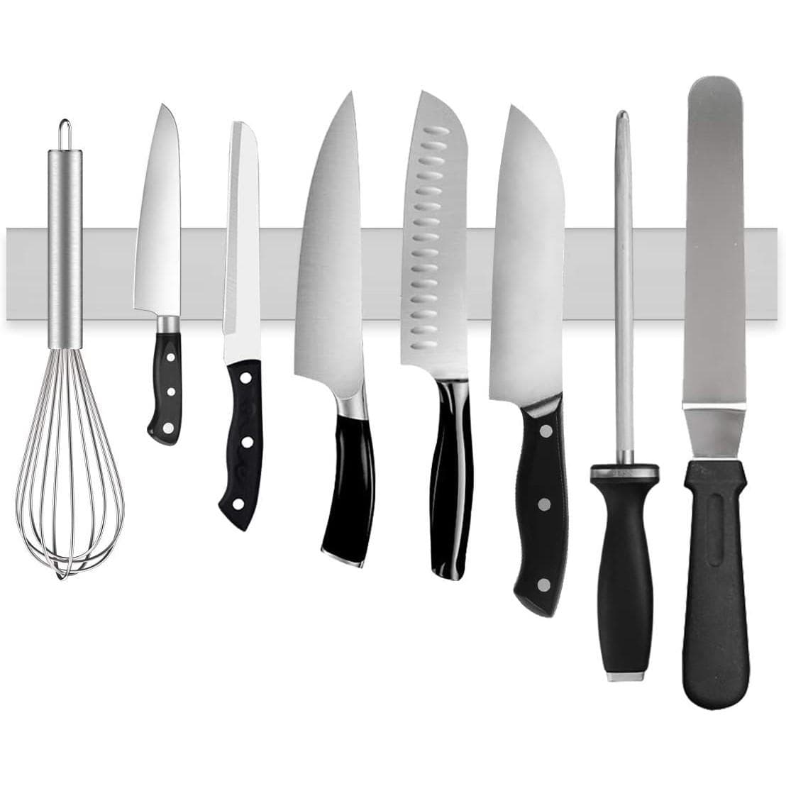 Magnetic Knife Holder for Wall,16 Inch Stainless Steel Magnetic Knife Strip Block, Knife Magnetic Strip Bar Rack