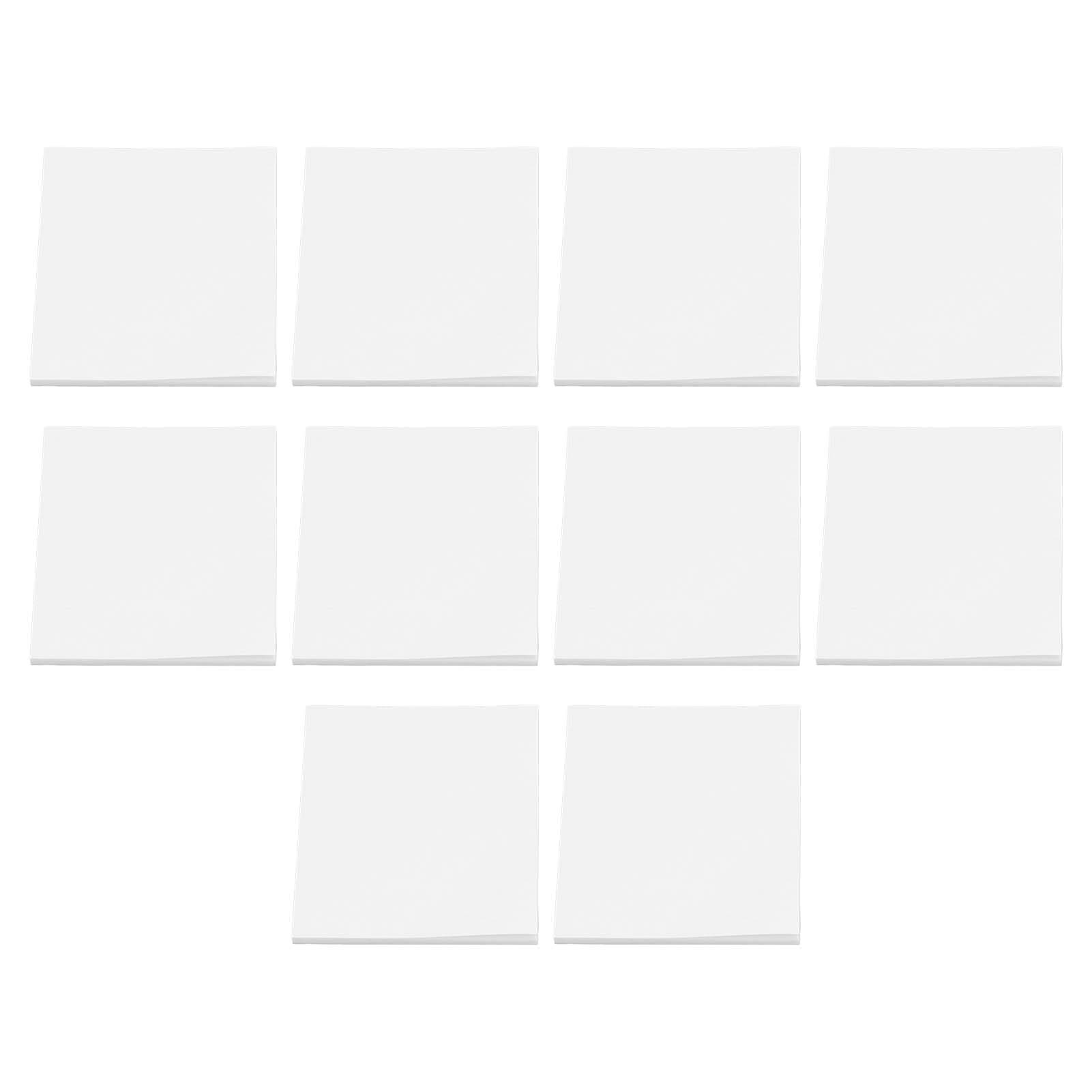 500pcs Total Transparent Sticky Note Pads Waterproof Sticks Firmly Repaste Clear Sticky Notes