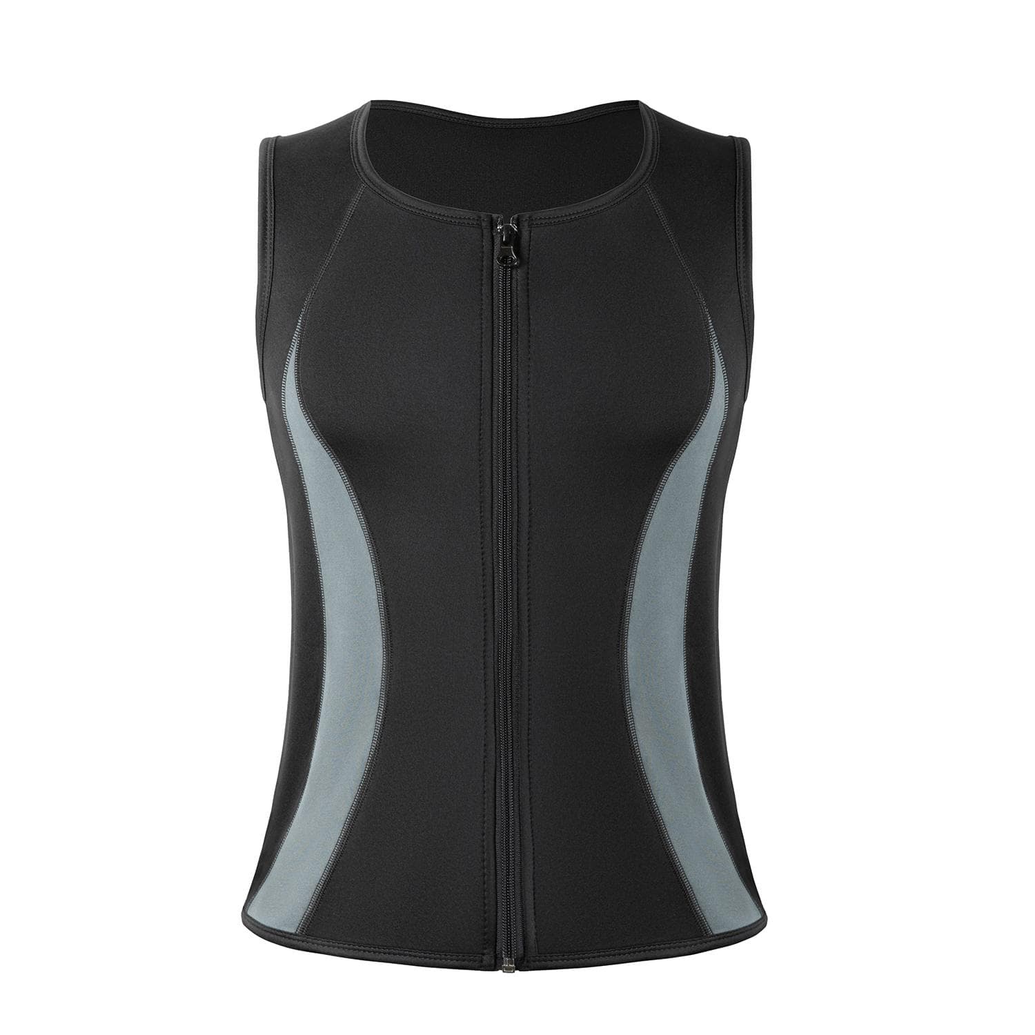 Mens Chest Compression Shirt Gym Fitness Slimming Vest Body Shaper Musculation Undershirt Sweat Shapewear XXL black