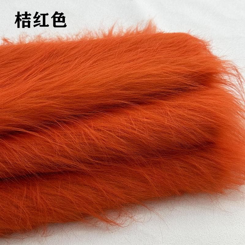100x180cm Long Faux Fur Fabric Carpet Clothes Doll Plush Stuffed Toy for Needlework DIY Handmade Sewing Accessories 50x180cm