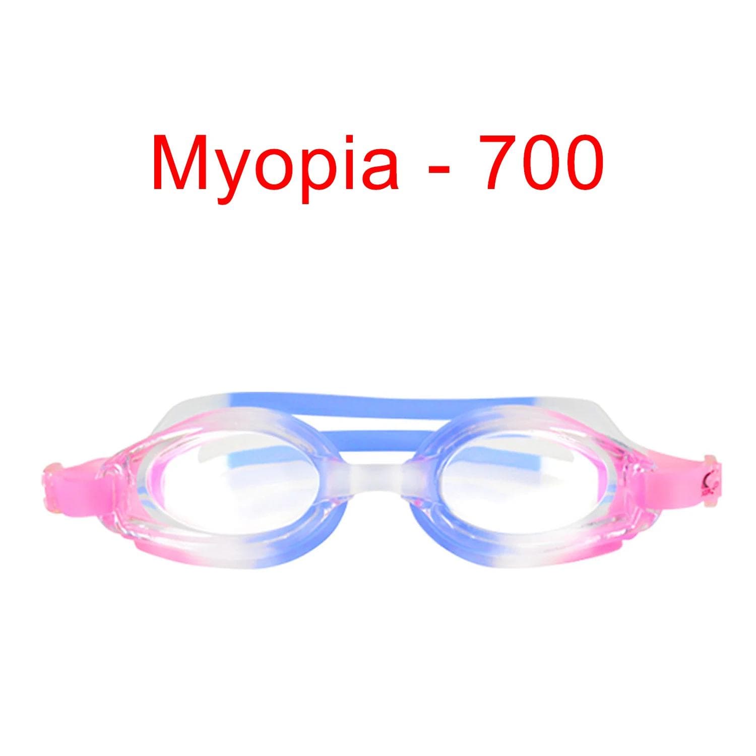 Kids Myopia Swimming Goggles for Boys Girls Ages 4-14 (Approximate) with Anti-fog Spray Swim Glasses Eyewear