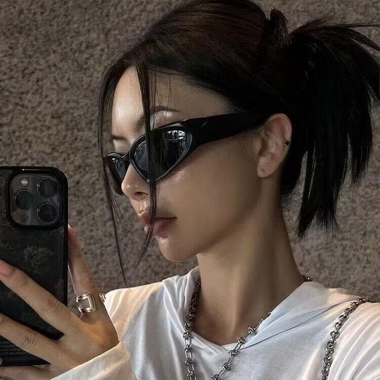 New Punk Y2K Sunglasses Women Luxury Square Sun Glasses UV400 Designer Eyewear 2000S Shades