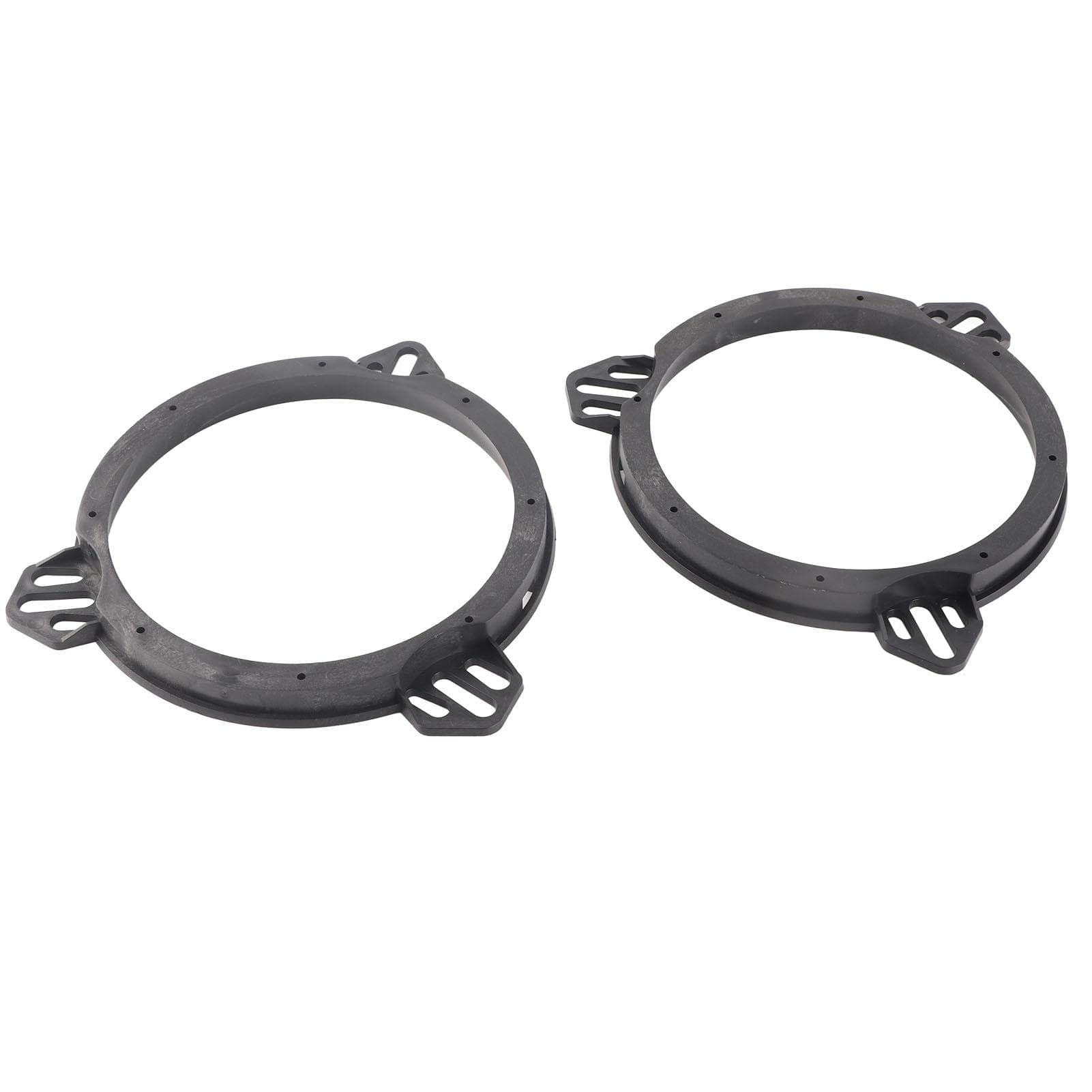 2Pcs Speaker Spacer Adapter Mount 6.5 Inch Black Door Speaker Adapter Spacer Rings Replacement for