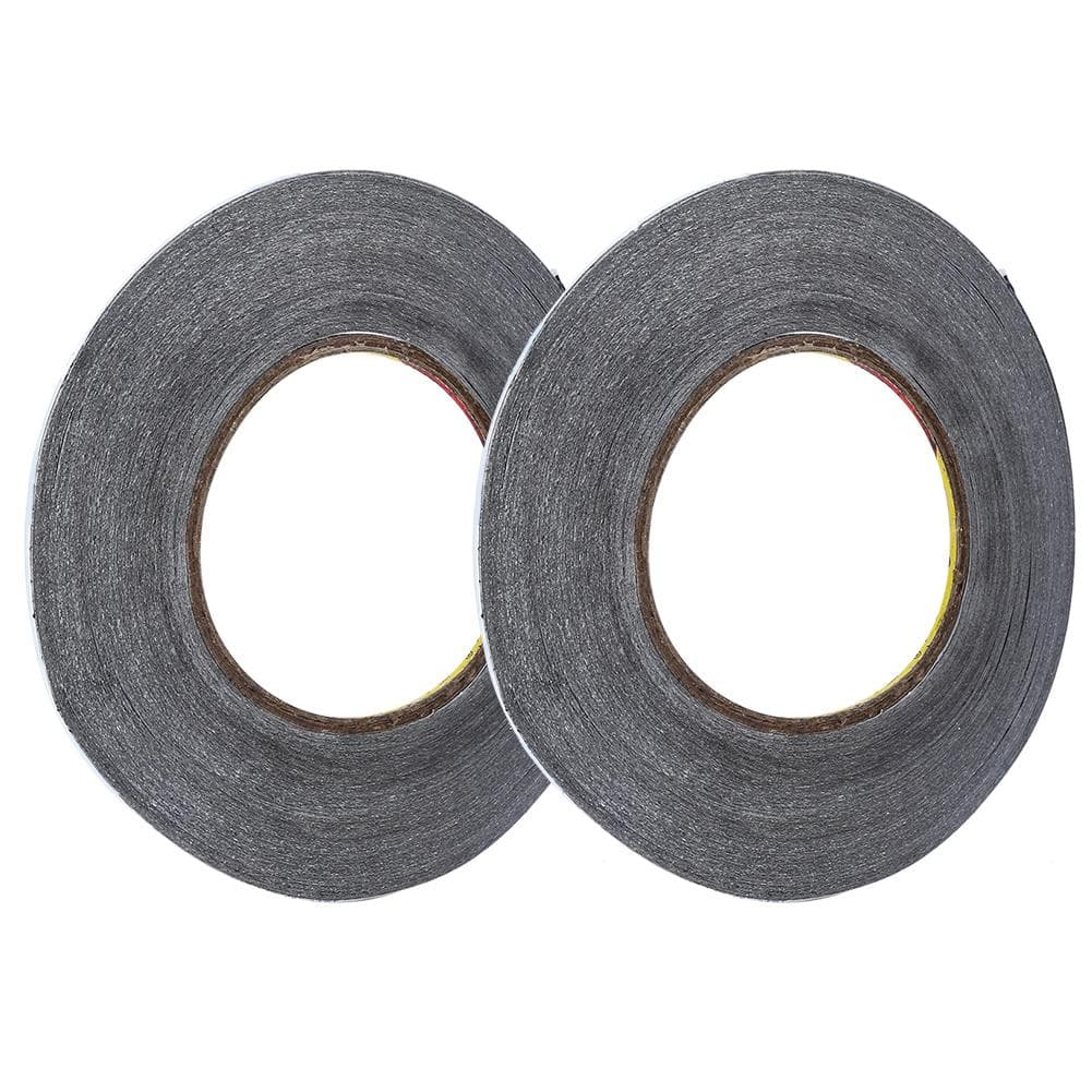 (2Pcs Set) 50M DoubleSided Tape UltralThin Super Sticker for Phone Screen Repair(2mm 0.08in ) 2mm