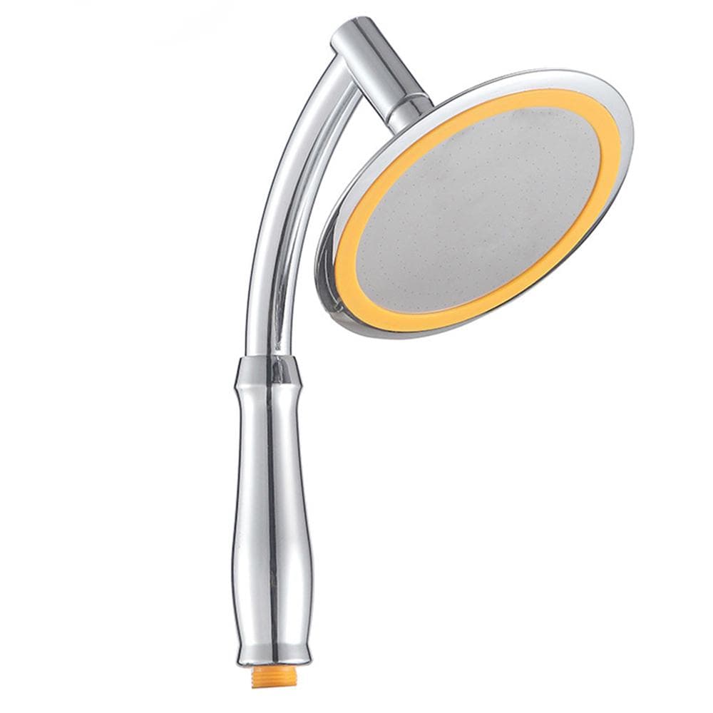 Hochdruck-Duschkopf 6 Rain Handbrause 360 degrees drehbar verstellbare Regendusche silver