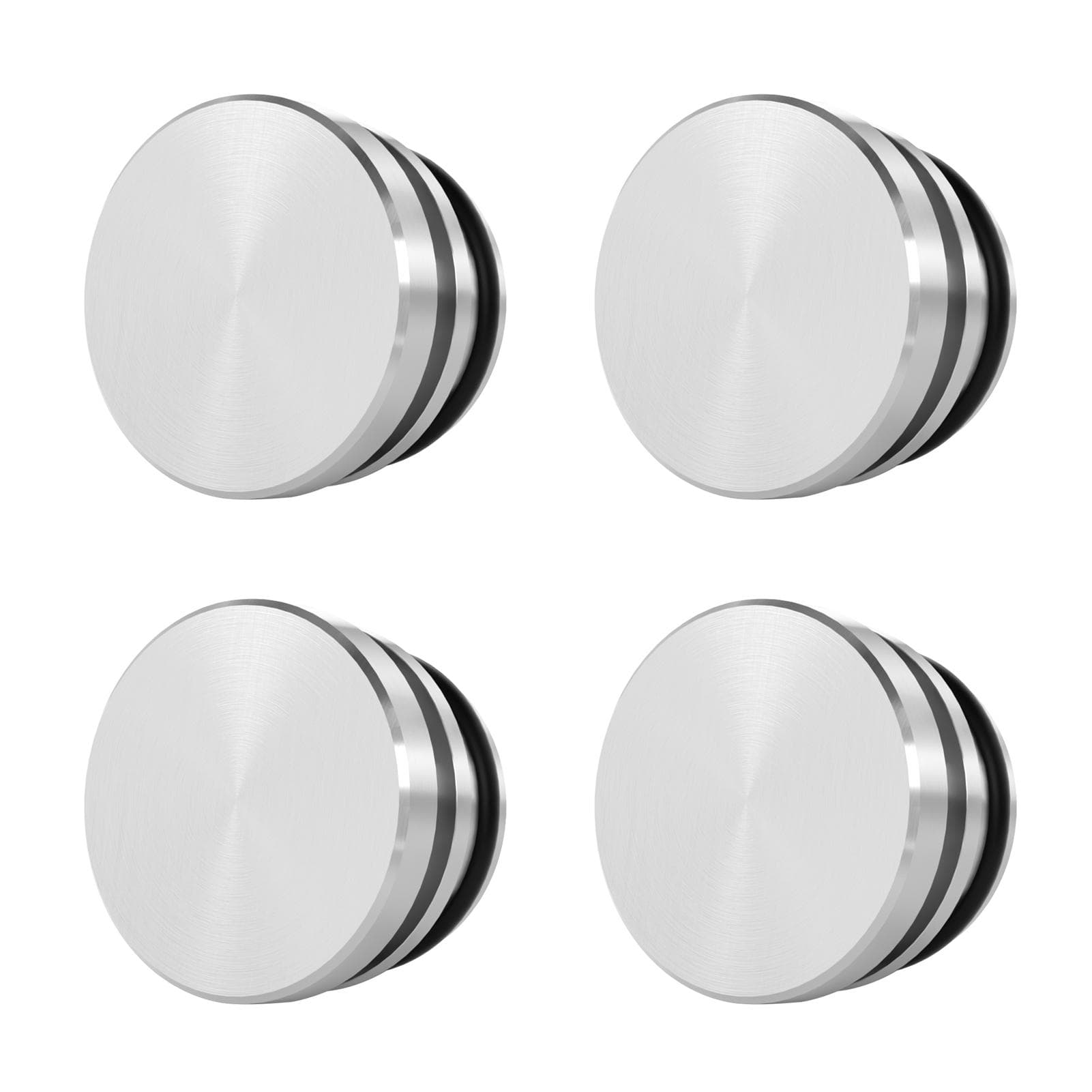 Universal Cigarette Lighter Cover Cap, Aluminium Alloy Waterproof Dustproof Plug for Car Power Port silver