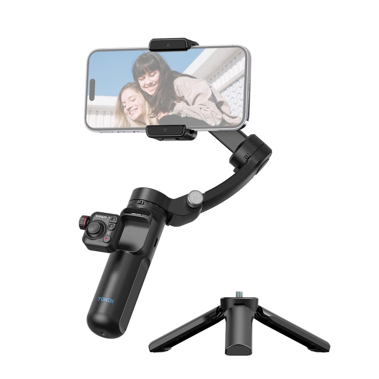 TOKQI M02 AI Kit Handheld 3-Axis Gimbal Stabilizer for Phone Vlog Gimbal Anti-shake Al Tracking M02
